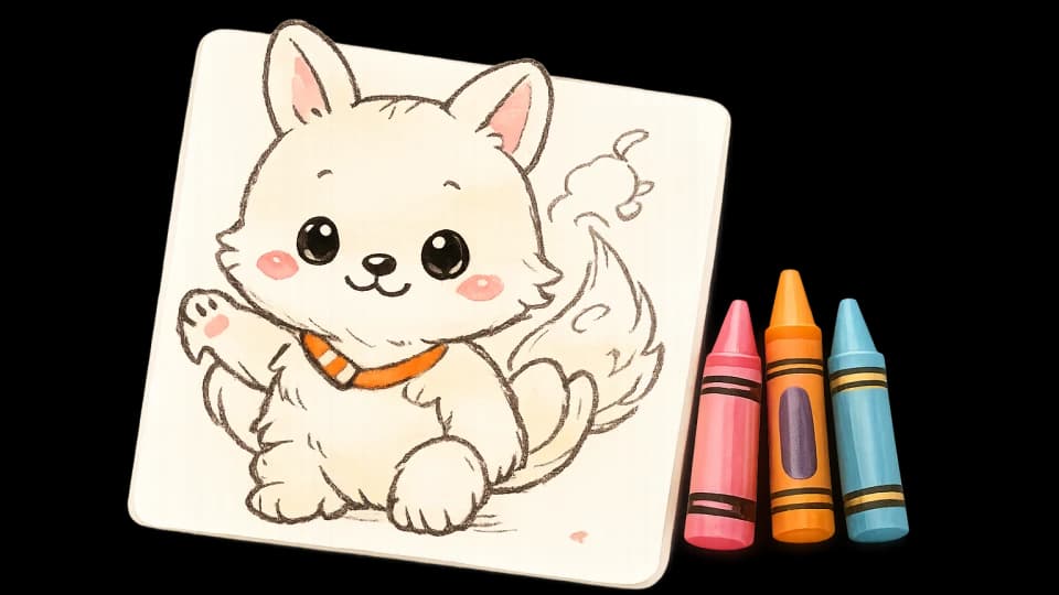 Woodland coloring adventure pages