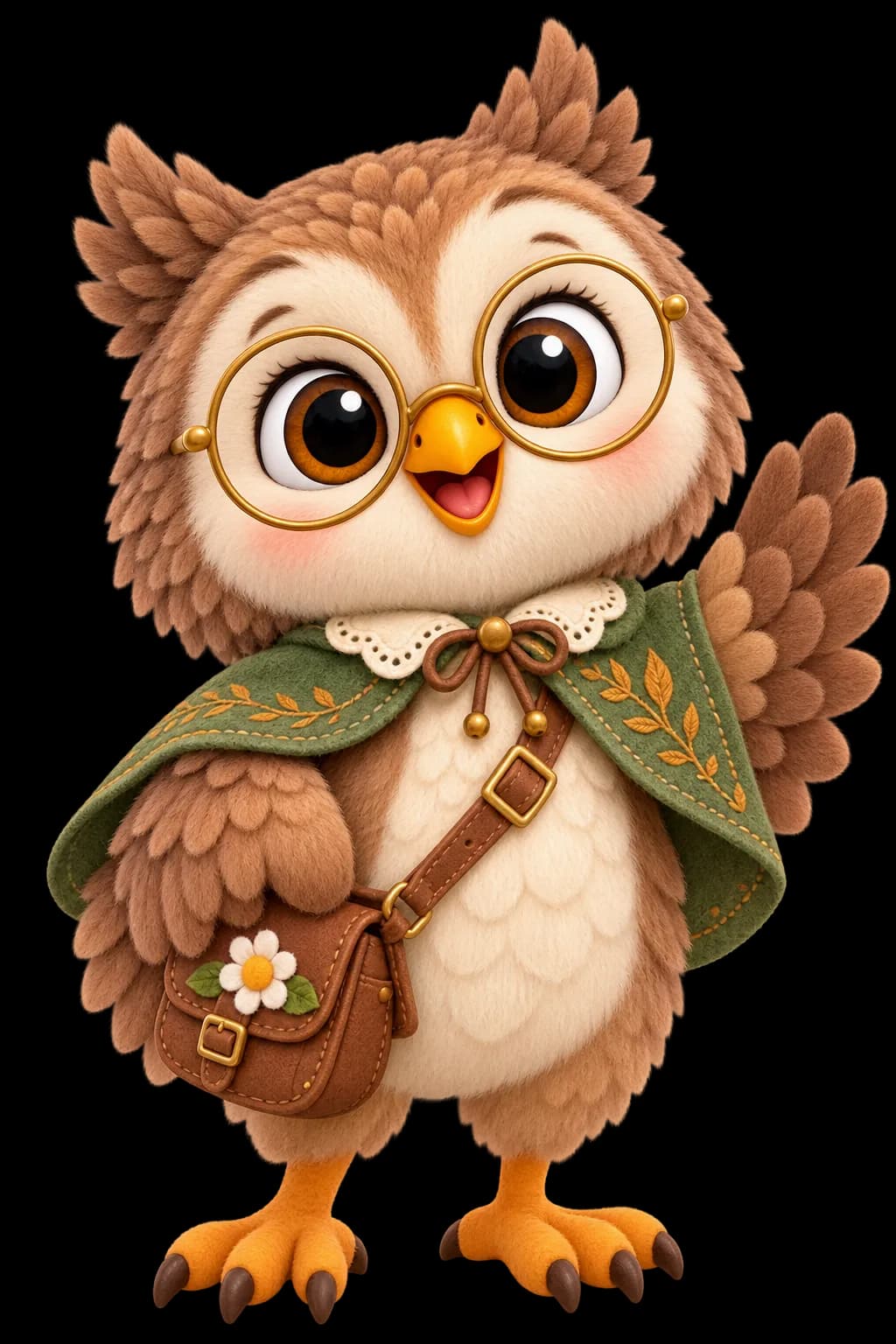Portrait of Olive the Owl
