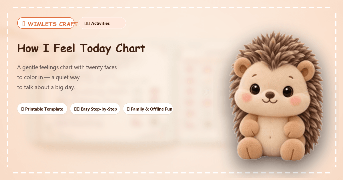 How I Feel Today Chart - Featured Craft Banner