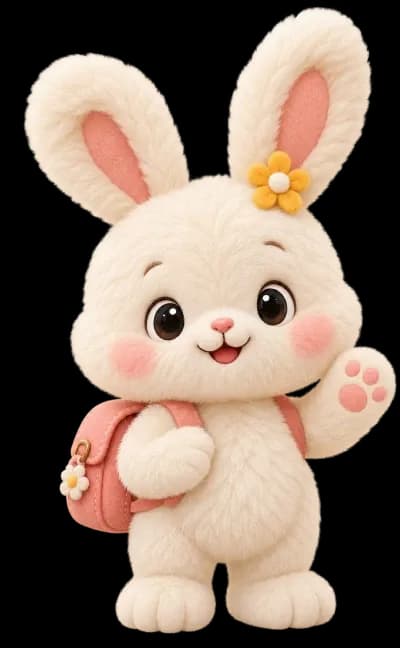 Portrait of Lumi the Bunny